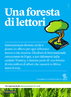La foresta di lettori di Internazionale. Un albero in Niger per ogni abbonato.