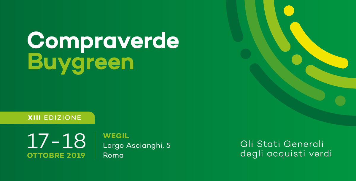 La locandina del Forum Compraverde Buygreen